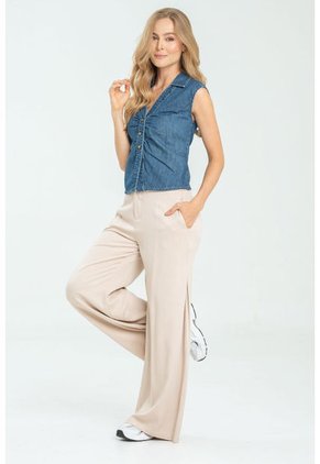 Pantalon Newloc Beige Ragged Pf12310413