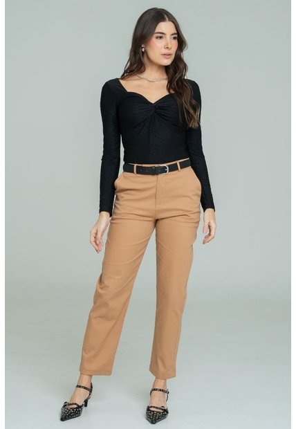 Top Luana Negro Ragged Pf11121189