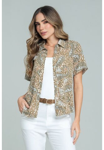 Camisa Thorey Verde Ragged Pf11113071 Ragged