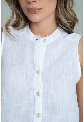 Blusa Jazzy Blanco Ragged Pf11113086