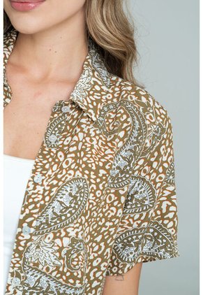 Camisa Thorey Verde Ragged Pf11113071