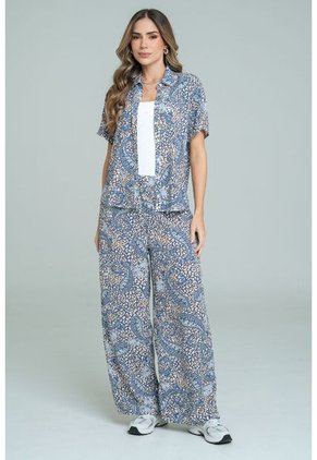 Camisa Thorey Azul Ragged Pf11113071