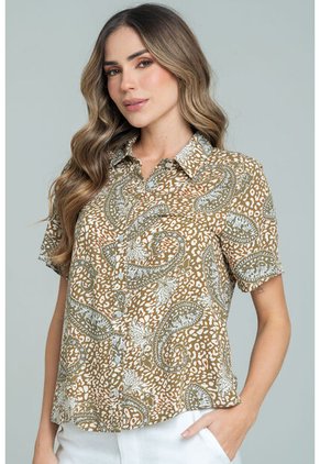 Camisa Thorey Verde Ragged Pf11113071