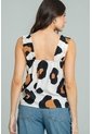 Blusa Animal Beige Ragged Pf11113206 de Ragged