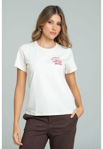 Camiseta Cherry Blanco Ragged Pf21120131 Ragged
