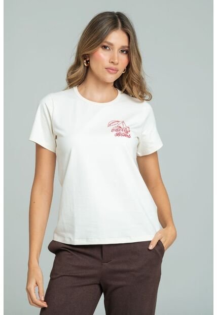 Camiseta Cherry Blanco Ragged Pf21120131