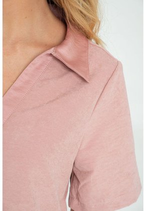 Blusa Gaia Rosa Ragged Pf11112750