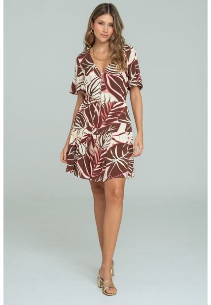 Vestido Corto Alhia Café Ragged Pf11511445