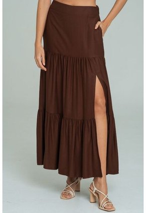 Falda Larga Ashton Café Ragged Pf11320526