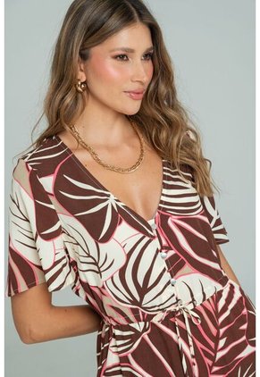 Vestido Corto Alhia Café Ragged Pf11511445