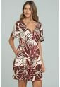 Vestido Corto Alhia Café Ragged Pf11511445 de Ragged