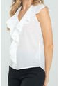 Blusa Waterfall Blanco Ragged Pf11112724 de Ragged