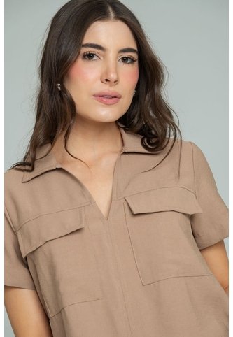 Blusa Kenia Beige Ragged Pf11113163 Ragged