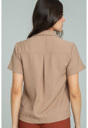 Blusa Kenia Beige Ragged Pf11113163
