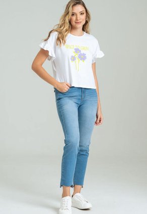 Jeans Skinny Nilo Azul Ragged Pf21350015