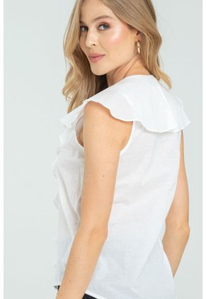 Blusa Waterfall Blanco Ragged Pf11112724