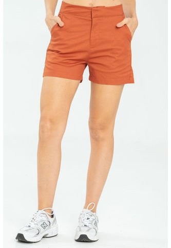 Short Asimetrico Café Ragged Pf11340150 Ragged