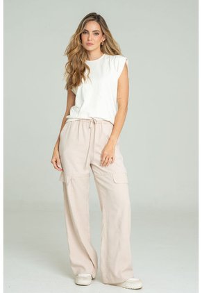 Pantalon Jareta Beige Ragged Pf11310802