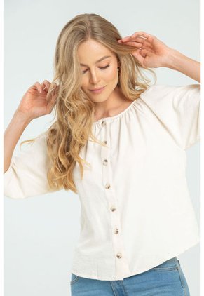 Blusa Amalfi Blanco Ragged Pf11112755