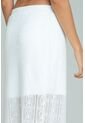 Falda Larga Jhaelyn Blanco Ragged Pf11320520 de Ragged