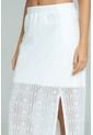 Falda Larga Jhaelyn Blanco Ragged Pf11320520 de Ragged