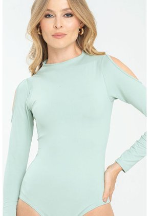 Body Abertura Hombros Verde Ragged Pf13100027