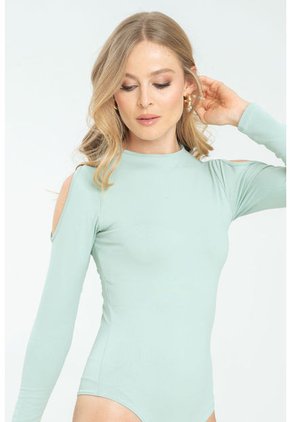 Body Abertura Hombros Verde Ragged Pf13100027