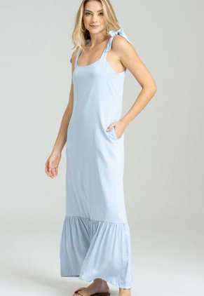 Vestido Charleston Azul Ragged Pf11511263