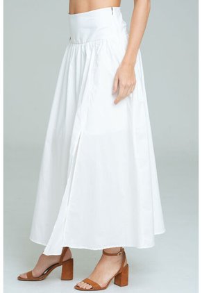 Falda Mucura Blanco Ragged Pf11320525