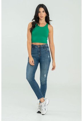 Jeans Maldivas Azul Ragged Pf21350051