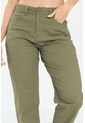 Pantalon Mom Cinco Bolsillos Verde Ragged Pf17310011 de Ragged