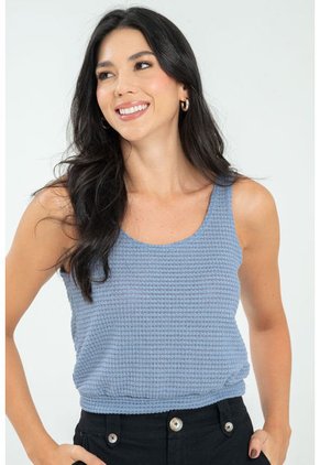 Top Tejido Malaga Azul Ragged Pf11121139