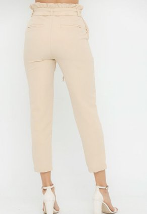 Pantalon Paper Bag Zafiro Beige Ragged Pf12310332