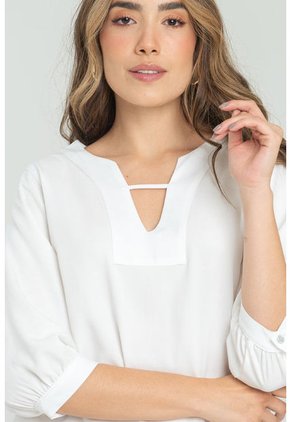 Blusa Malanhi Blanco Ragged Pf11112852
