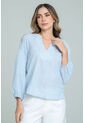 Blusa Macarana Azul Ragged Pf11113087 de Ragged