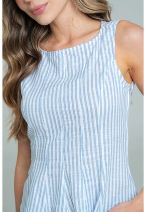 Blusa Alice Azul Ragged Pf11113069