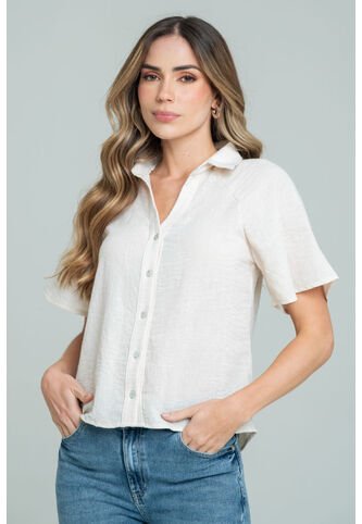 Camisa Mily Beige Ragged Pf11113080 Ragged