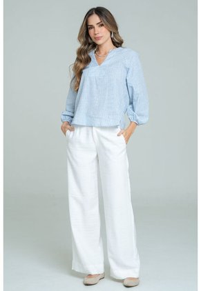 Blusa Macarana Azul Ragged Pf11113087