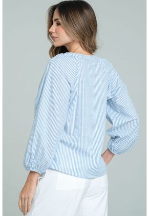 Blusa Macarana Azul Ragged Pf11113087