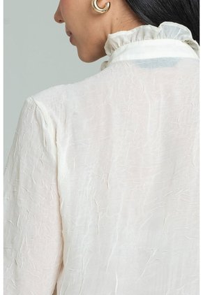 Camisa Ylenhia Blanco Ragged Pf12110882