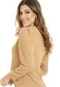 Top Glow Manga Larga Beige Ragged Pf12120218 de Ragged