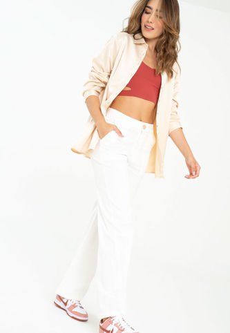 Pantalon Lino Blanco Ragged Pf11310767 Ragged