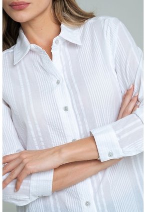 Camisa Alpha Blanco Ragged Pf12110859