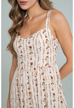 Vestido Pradera Beige Ragged Pf11511471