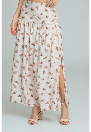 Falda Rosel Beige Ragged Pf11320535