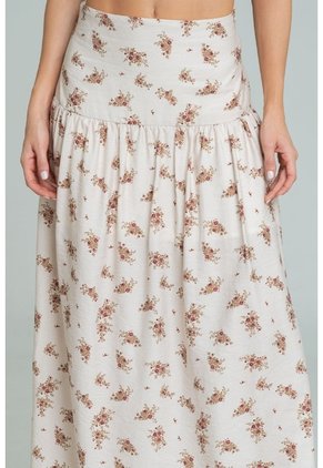 Falda Rosel Beige Ragged Pf11320535