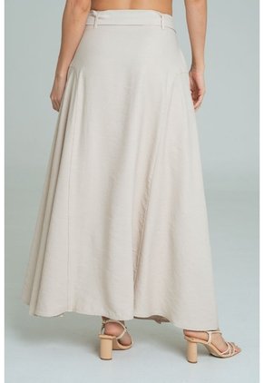 Falda Laura Beige Ragged Pf11320524
