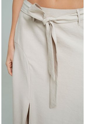 Falda Laura Beige Ragged Pf11320524