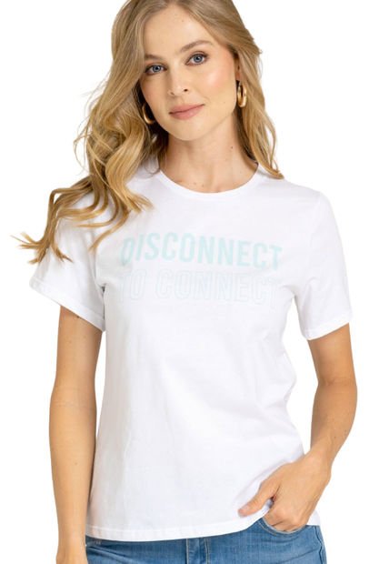 Camiseta Connect Blanco Ragged Pf21120009
