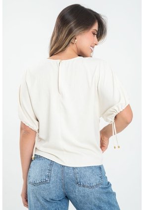 Blusa Lhigne Beige Ragged Pf31113677